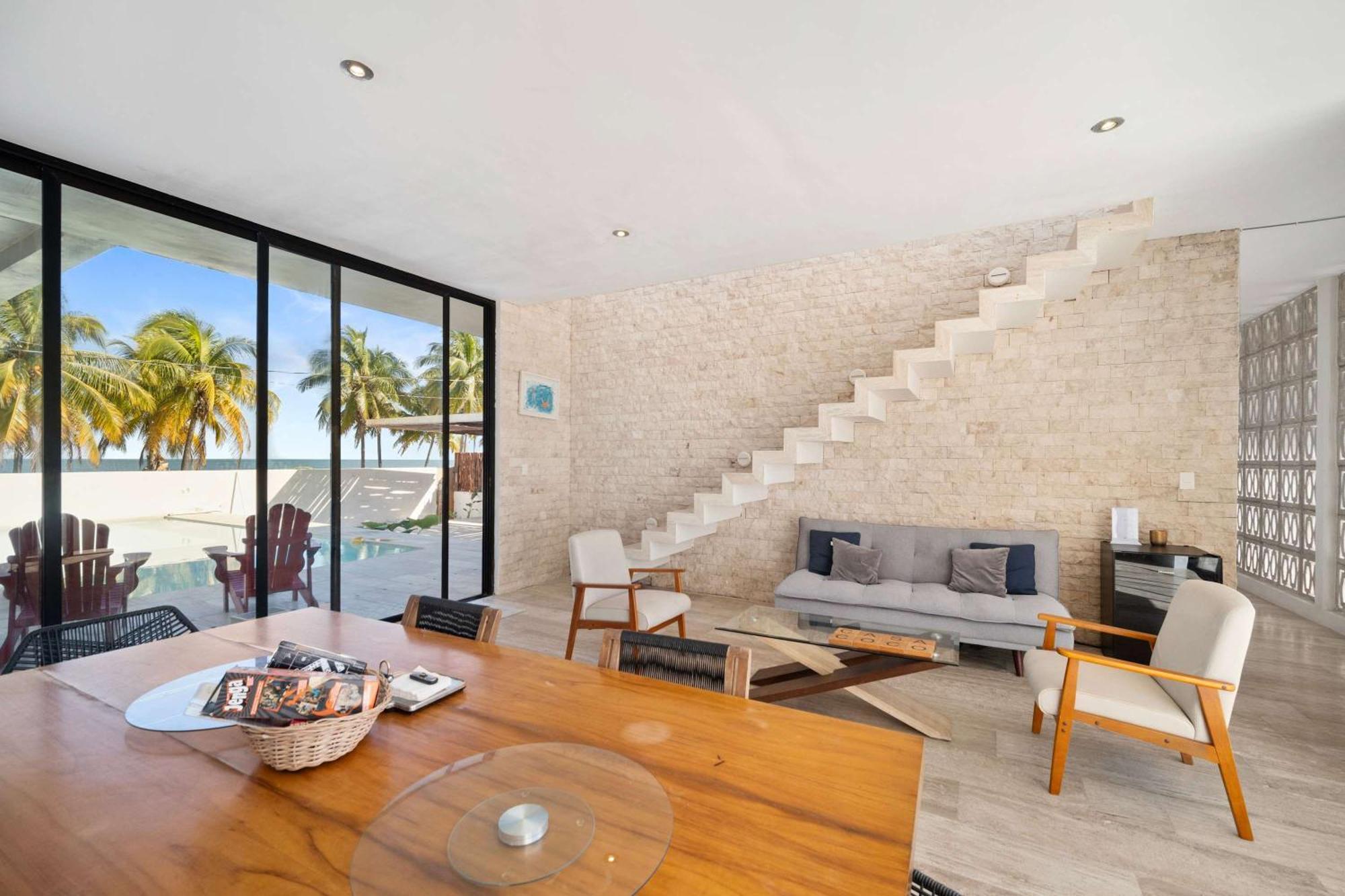 Beachfront Coco Modern Designer House By Peninsula Stays San Crisanto Exterior photo
